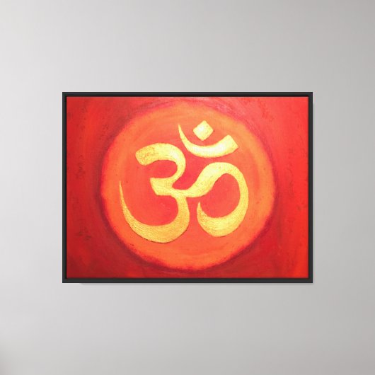 Om Schilderen Canvas Print (Voorkant)