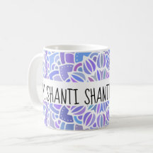 Om Shanti Boho Paars Mandala