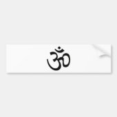 OM SHANTI BUMPERSTICKER (Voorkant)