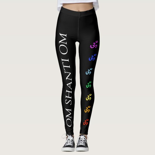 Om Shanti Om Leggins Leggings (Voorkant)
