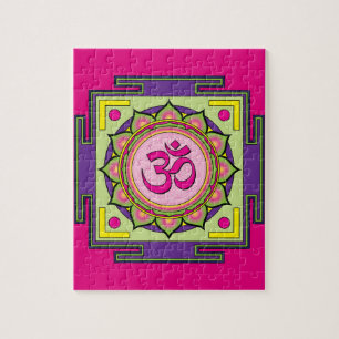 Om Shanti Om Mandala Legpuzzel