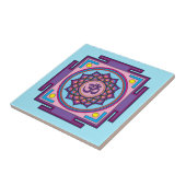 Om Shanti Om Mandala Tegeltje (Zijkant)