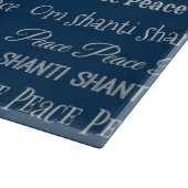 Om Shanti, Peace Snijplank (Hoek)