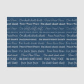 Om Shanti, Peace Tissuepapier (Voorkant)