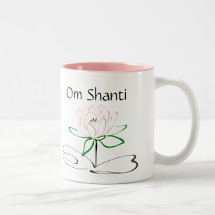 Om Shanti Pink Green Mok