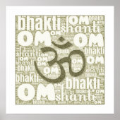 Om Shanti Poster (Voorkant)