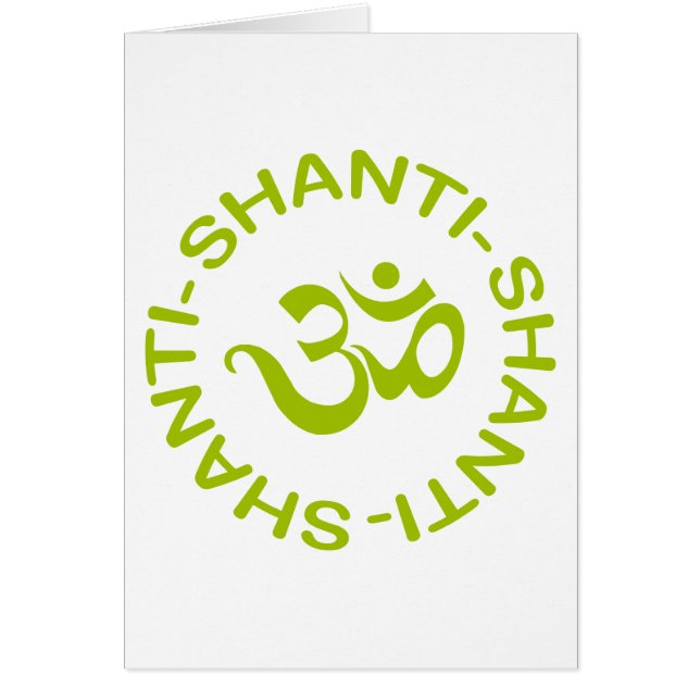 Om Shanti Shanti Shanti Gift (Voorkant)