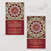 Om Shanti Yoga Studio Visitekaartje (Voorkant / Achterkant)