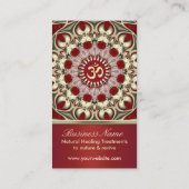 Om Shanti Yoga Studio Visitekaartje (Achterkant)