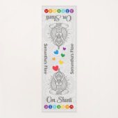 Om Shanti Zen & Flow: De Chakra Yoga Mat (Voorkant)
