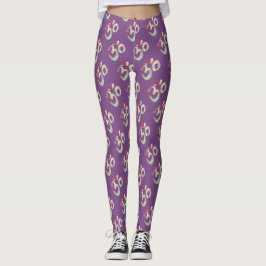 Om Sign, Meditatie Aangepaste Leggings