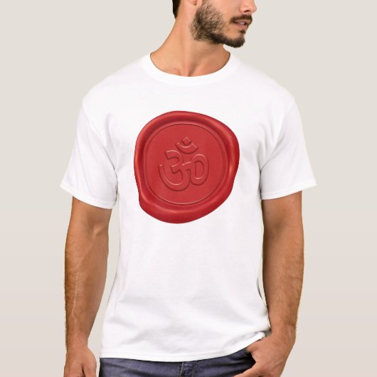 Om Sign Wax Seal T-shirt (Voorkant)