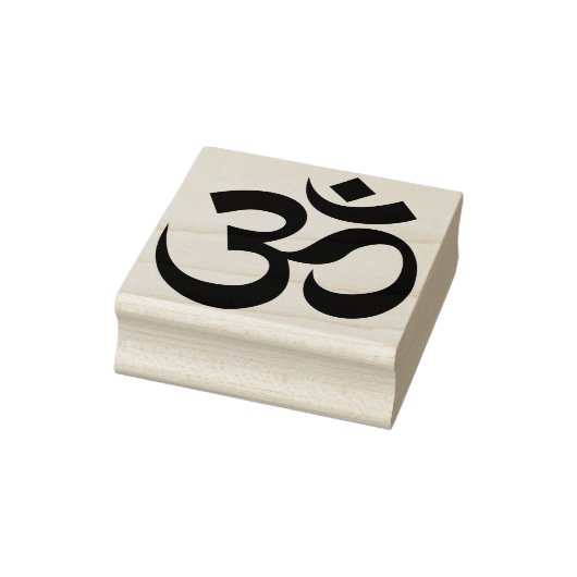 OM Spiritueel symbool Rubberstempel (Stempel)