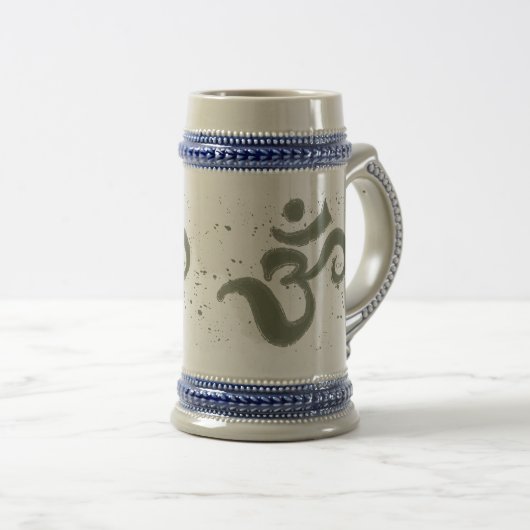Om Splatter Stein Bierpul (Voorkant rechts)