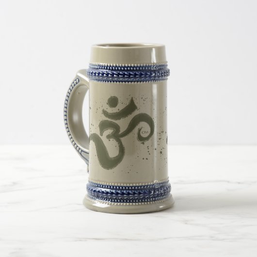 Om Splatter Stein Bierpul (Voorkant links)