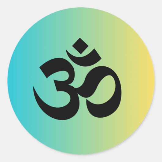 Om Stickers rond (Voorkant)