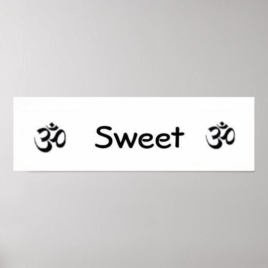 Om Sweet Om Poster (Voorkant)