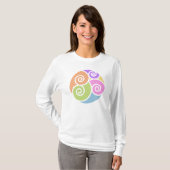 Om Swirl Yoga T-shirt (Voorkant volledig)