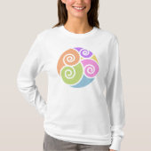 Om Swirl Yoga T-shirt (Voorkant)