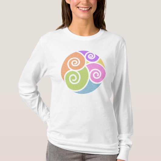 Om Swirl Yoga T-shirt (Voorkant)