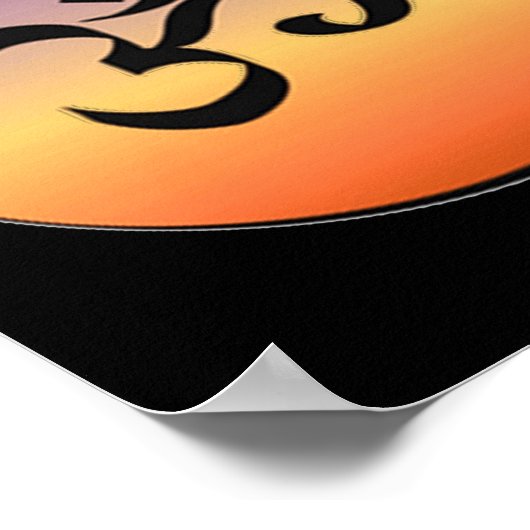 Om Symbol _1  Poster (Hoek)