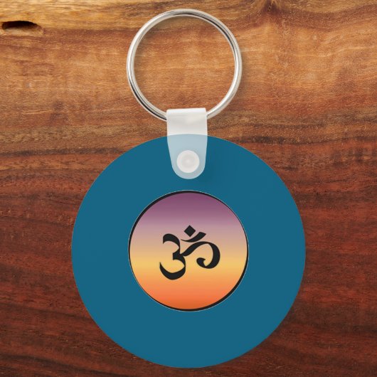 Om Symbol _1  Sleutelhanger (Voorkant)