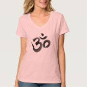 Om Symbol Calligraphy T-shirt (Voorkant)
