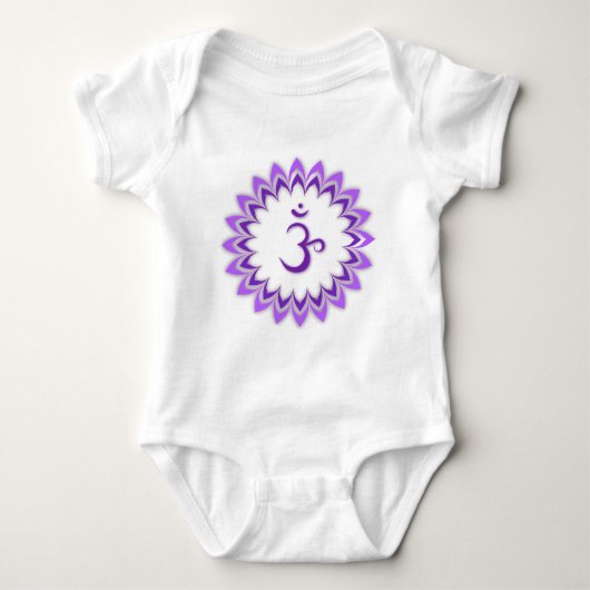 Om Symbol / Crown Chakra Romper (Voorkant)