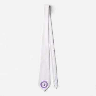 Om Symbol / Crown Chakra Stropdas