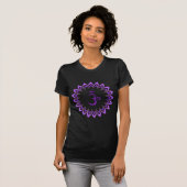 Om Symbol / Crown Chakra T-shirt (Voorkant volledig)