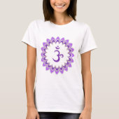 Om Symbol / Crown Chakra T-shirt (Voorkant)