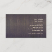 OM Symbol Lotus Mandala Art Visitekaartje (Achterkant)