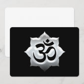 OM Symbol Lotus Spirituality Yoga Crest (Voorkant / Achterkant)