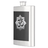 OM Symbol Lotus Spirituality Yoga Crest Flacon (Links)
