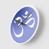 Om Symbol Massage Room Clocks Ronde Klok (Hoek)