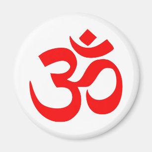Om Symbol Mystical Sound in Hindu en Boeddhisme Magneet
