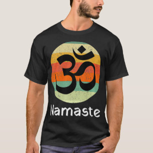 Om Symbol Namaste Ohm Hindu Zen Yoga Day Premium T-shirt