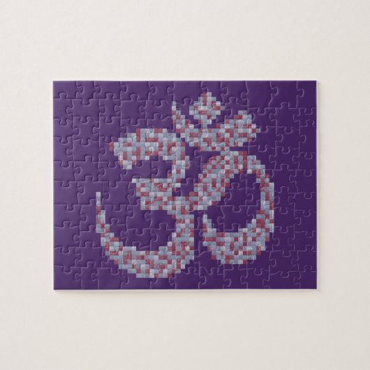 Om Symbol Puzzle Legpuzzel (Horizontaal)