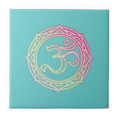 Om Symbol Sanskrit Tegeltje (Voorkant)