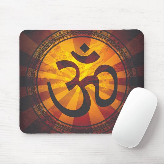  om-symbool afdrukken muismat (Met muis)