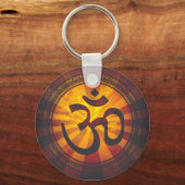 om-symbool afdrukken sleutelhanger (Voorkant)