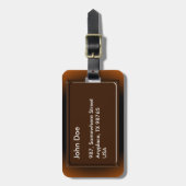 Om-symbool Bagagelabel (Voorkant verticaal)