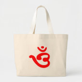 Om-symbool (Bengaals) Grote Tote Bag (Voorkant)