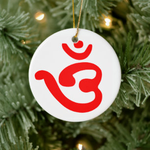 Om-symbool (Bengaals) Keramisch Ornament