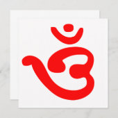 OM-symbool (Bengali) Kaart (Voorkant / Achterkant)
