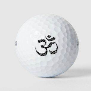 Om Symbool Black en White Golfballen