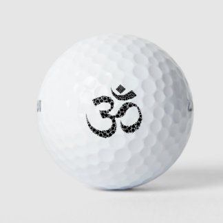 Om Symbool Black en White Golfballen
