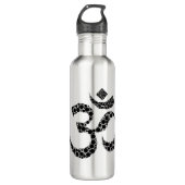 Om Symbool Black en White Waterfles (Voorkant)