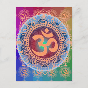 OM-symbool briefkaart