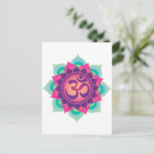 Om-symbool Briefkaart (Staand voorkant)